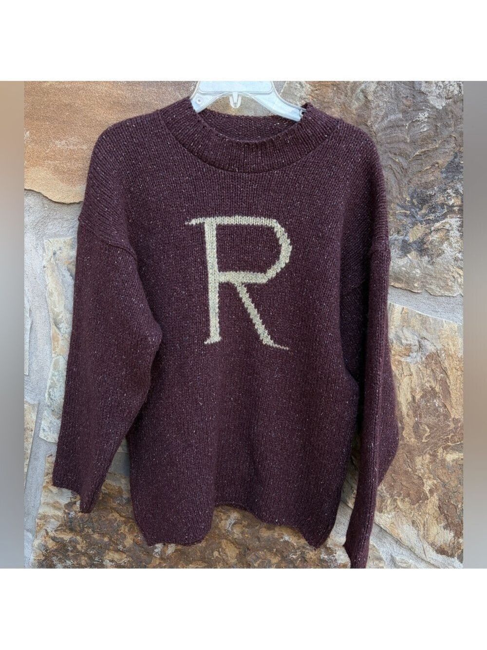 Harry Potter Universal Studios Wool Silk Pullover Sweater Made In Scotland M